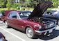 Vintage Burgundy 1964 Mustang hardtop