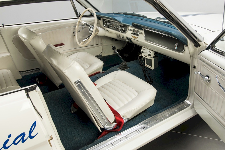 Actual 1964 Mustang Indianapolis Pace Car Interior