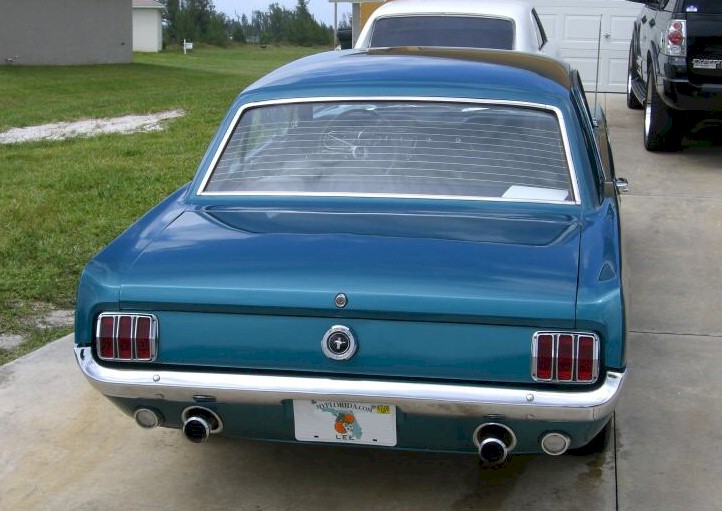 Blue 65 Mustang GT
