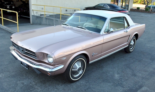 Rose Beige 1965 Mustang