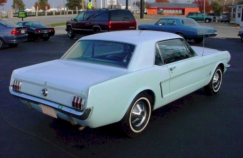 Arcadian Blue 1965 Mustang Hardtop