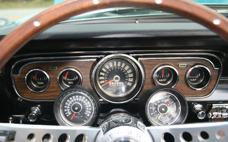 Dash Closeup 1965 Mustang GT Convertible