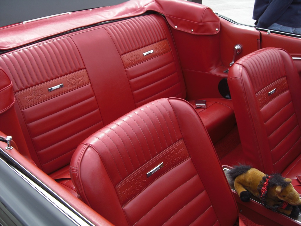 Red Pony Interior 1965 Mustang Convertible