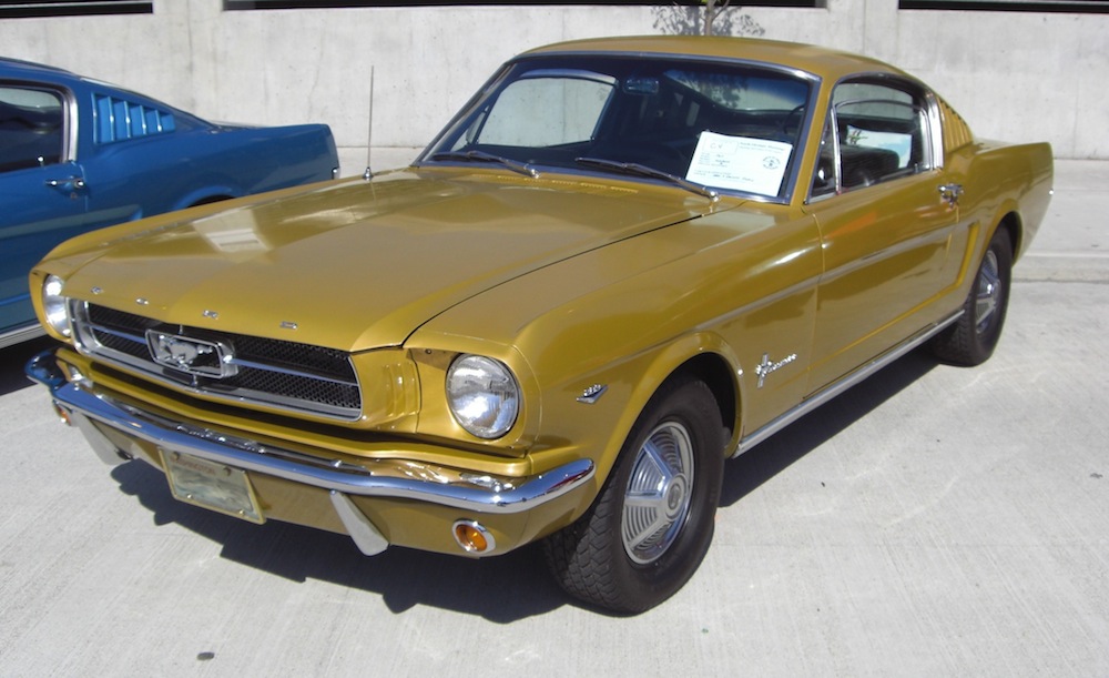 Sunlit Gold 1968 Mustang Fastback
