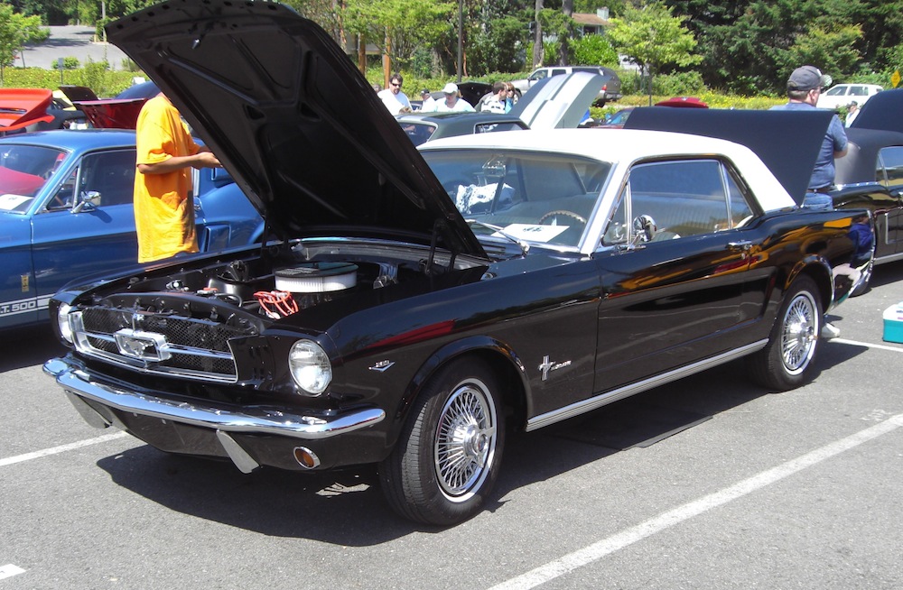 Raven Black 1964 Mustang Hardtop