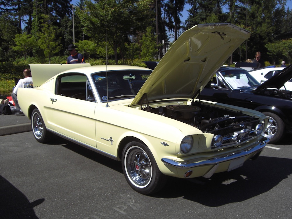Springtime Yellow 1965 Mustang GT Fastback