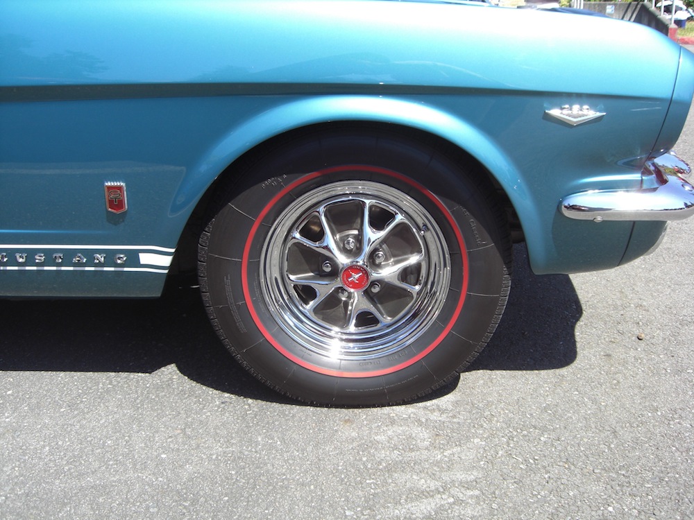 Twilight Turquoise 1965 Mustang GT Fastback Ford.