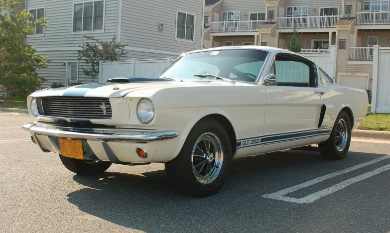 White 1966 Shelby GT-350