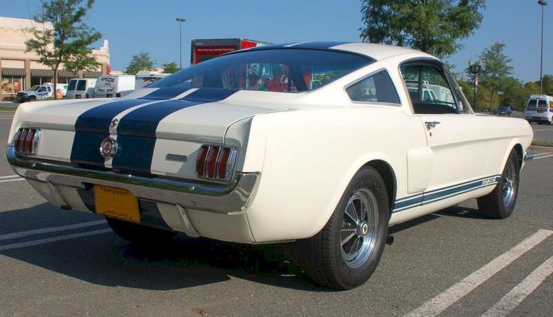 White 1966 Shelby GT-350