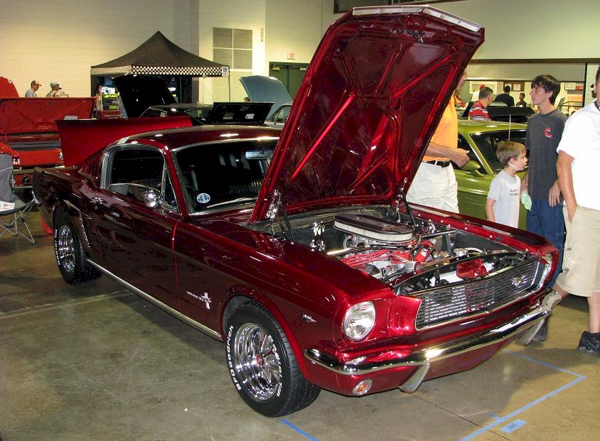Candy Red 66 Mustang