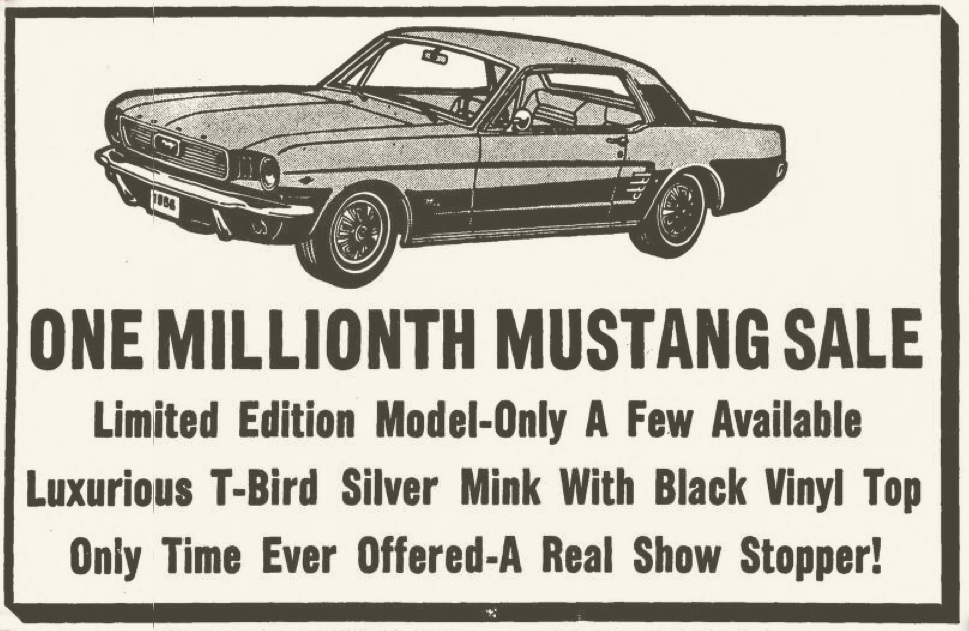 1966 Silver Mink Limited Edition Anniversary Mustang
