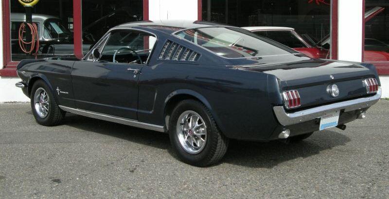 Nightmist Blue 1966 Mustang Fastback