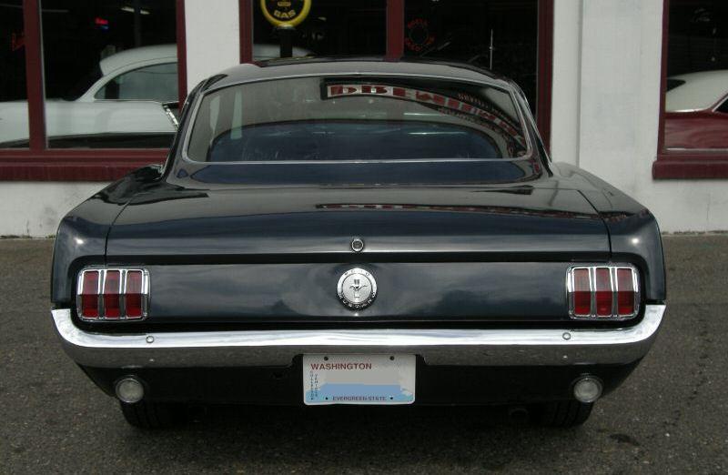 Nightmist Blue 1966 Mustang Fastback