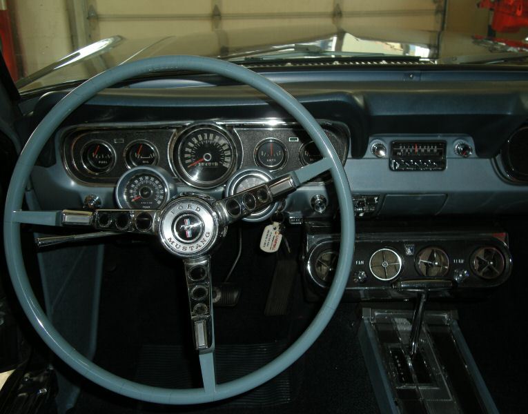 Dash 1966 Mustang Fastback
