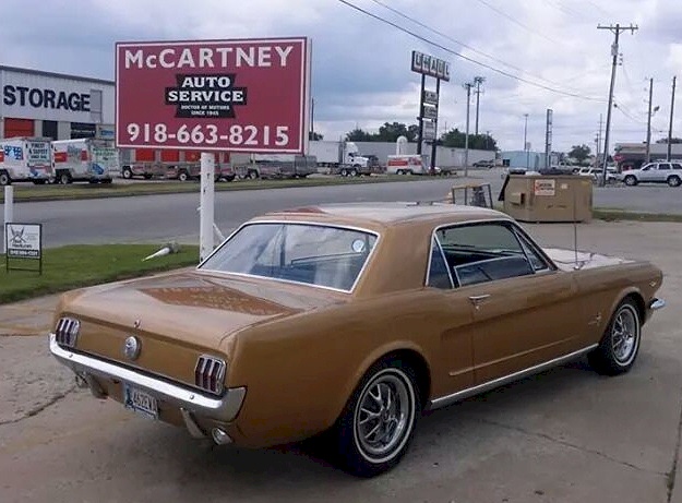 Anniversary Gold 1966 Mustang Millionth Anniversary