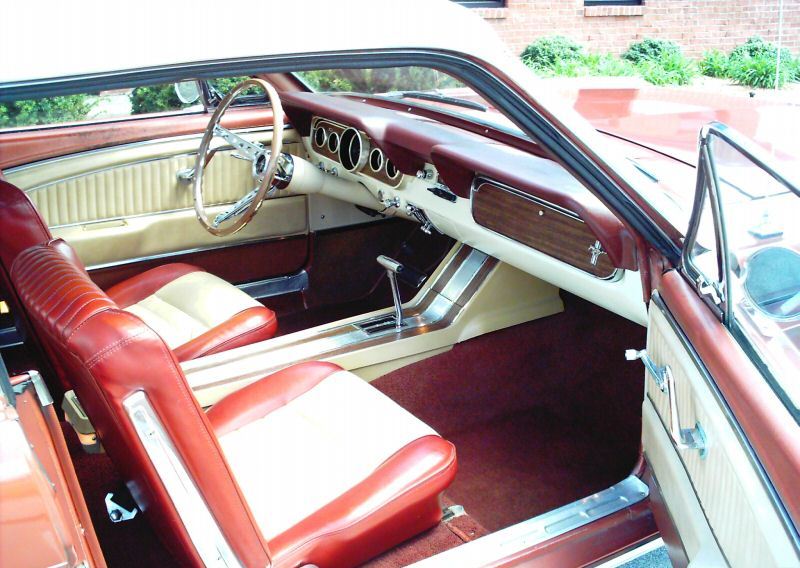 Emberglo Pony Interior 1966 Mustang Sprint 200 Hardtop