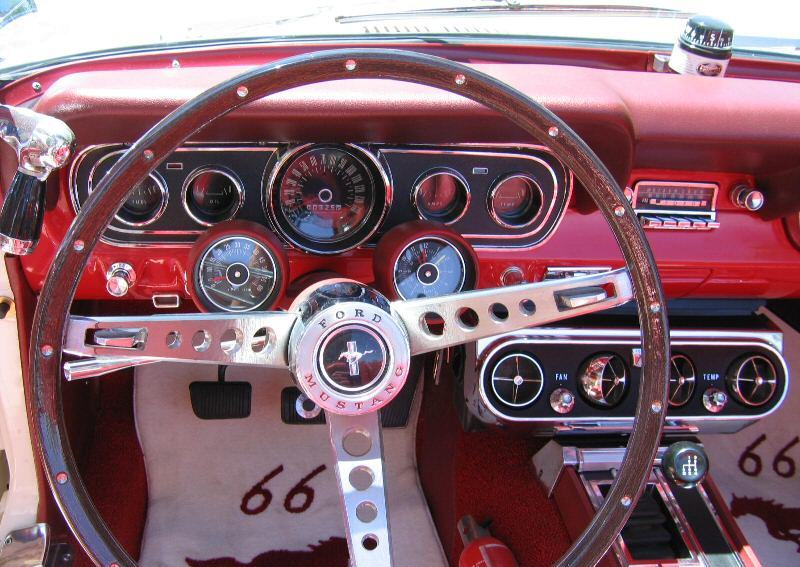 Dash Close-Up 1966 Mustang GT Convertible
