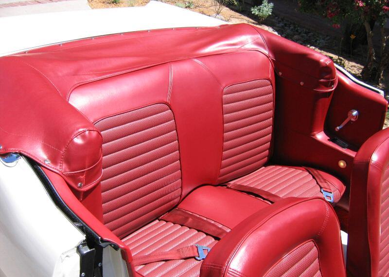 Rear Seat 1966 Mustang GT Convertible
