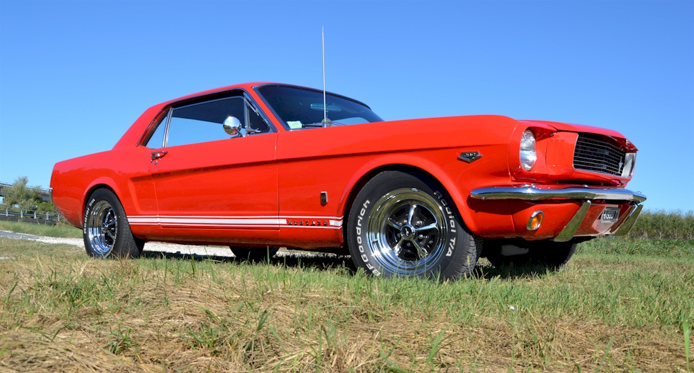 Red 1966 Mustang Hardtop