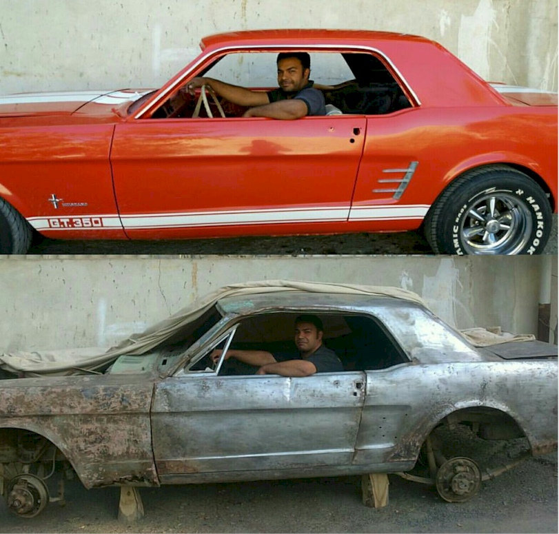 Candy Apple Red 1966 Mustang Project