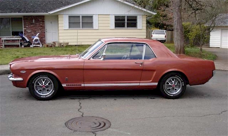 1966 Ford mustang gt emberglo #4