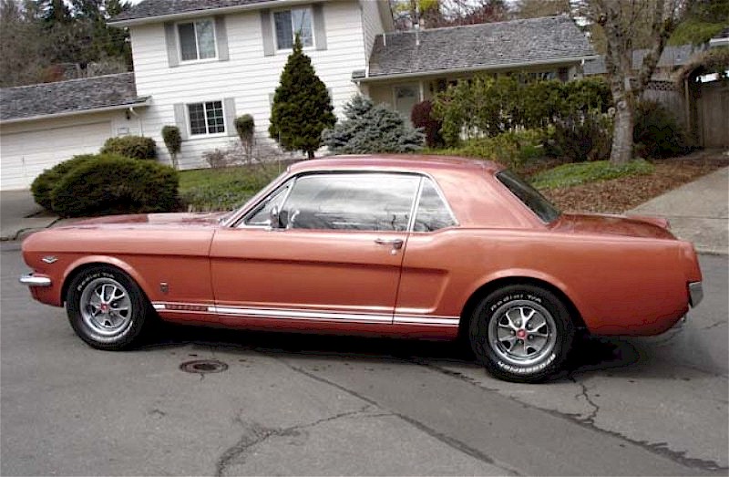 Emberglo 1966 Mustang GT Hardtop
