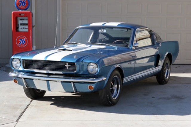 Sapphire Blue 1966 Mustang Shelby GT350 Fastback