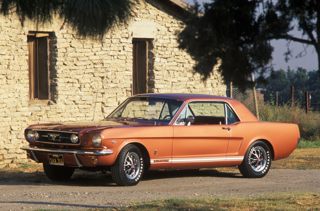 Emberglo Orange 1966 Mustang GT Hardtop