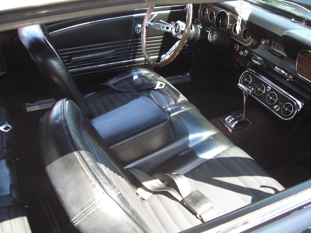 Black Interior 1966 Mustang