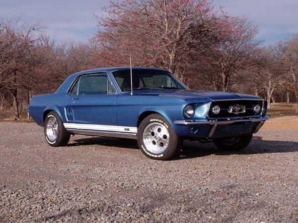 1967 Acapulco blue ford mustang #10