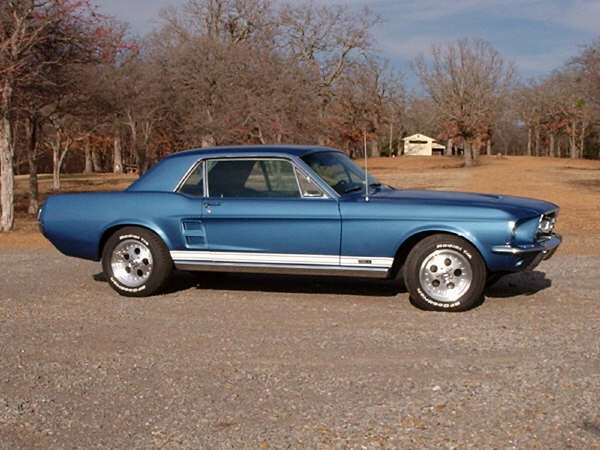 1967 Acapulco blue ford mustang #6