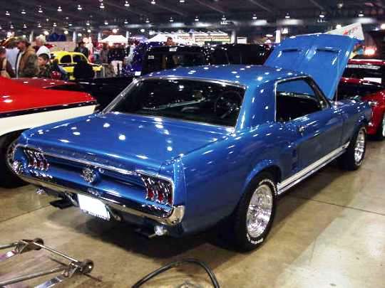 1967 Acapulco blue ford mustang #3