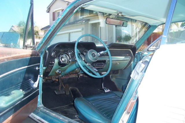Blue Interior 1967 Mustang Hardtop