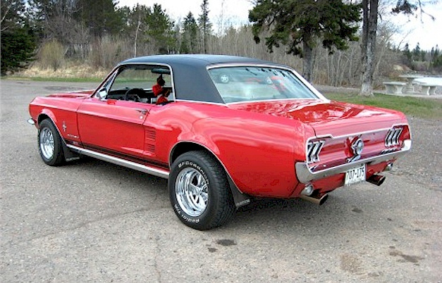 Candyapple Red 1967 Mustang GT