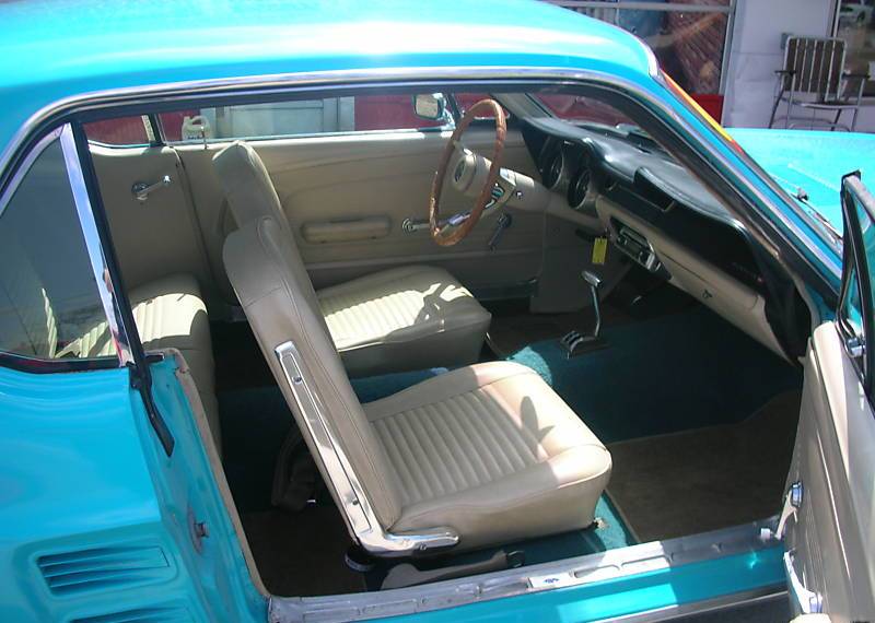 Tan Interior 1967 Mustang Hardtop