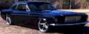 Black 1967 Mustang