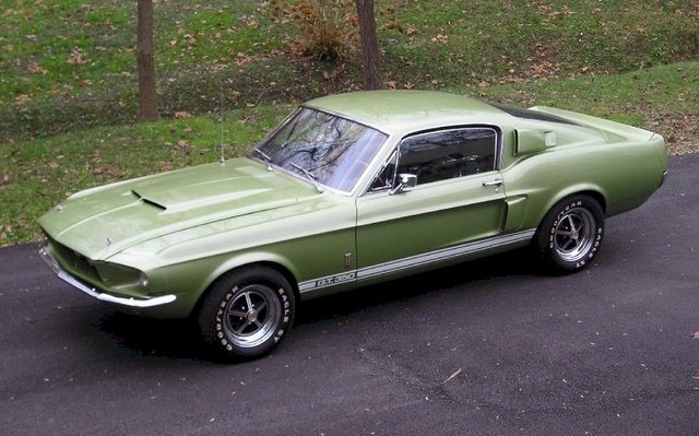 Lime Gold 1967 Shelby GT-350