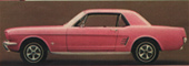 1966 Mustang in a Tussy Lipstick ad