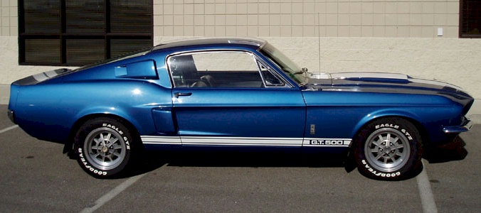 Acapulco Blue 67 Shelby GT-500
