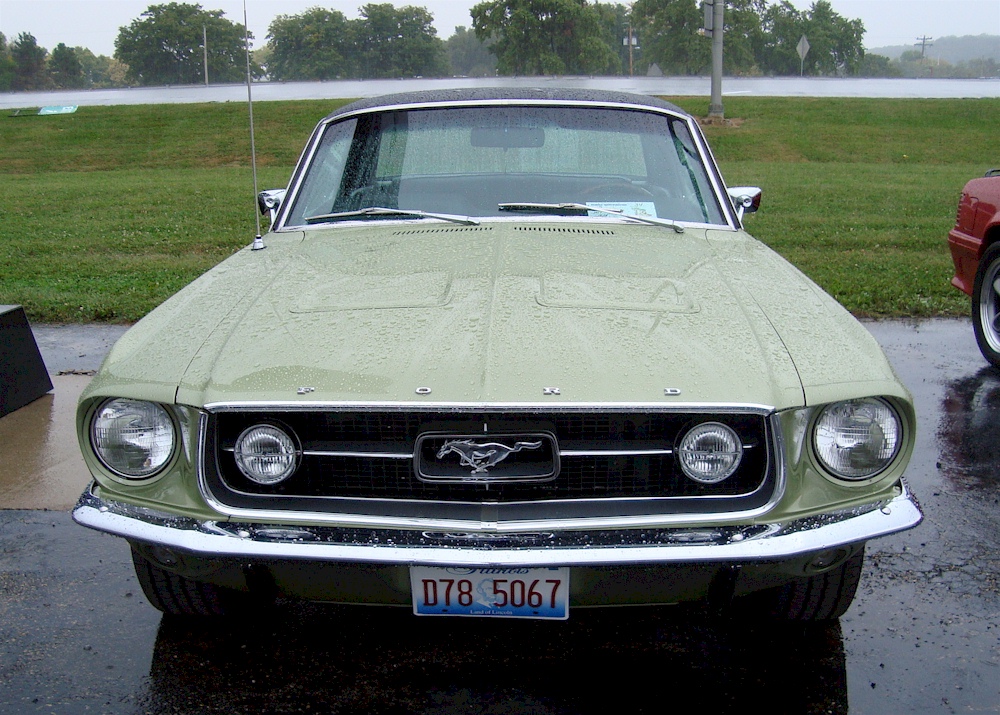 Lime Gold 1967 Mustang GT