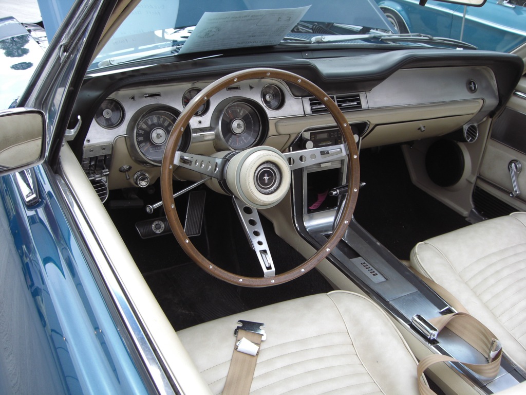 Parchment Interior 1967 Mustang GTA Convertible