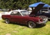 Vintage Burgundy 1967 Mustang Hardtop