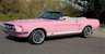 Pink 67 Mustang Convertible