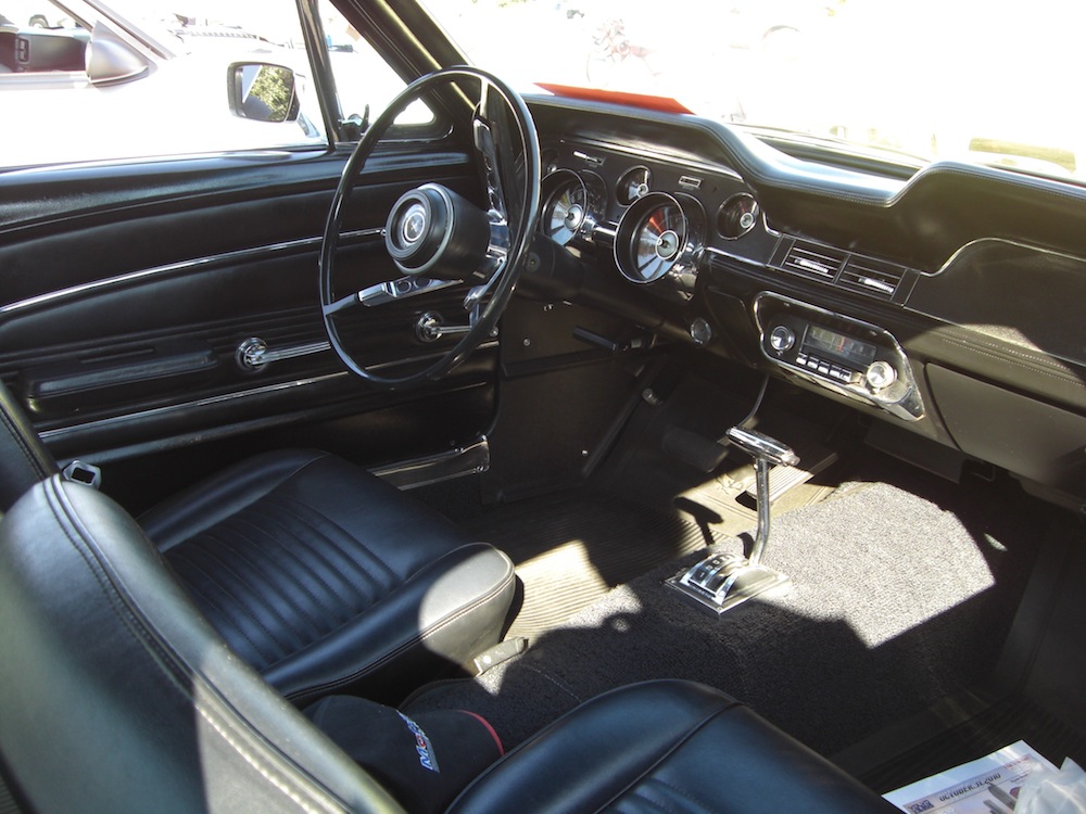 Black Interior 1967 Mustang Fastback