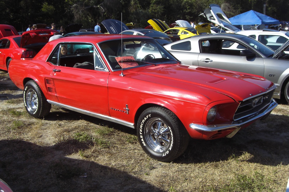 Candyapple Red 1967 Mustang Hardtop