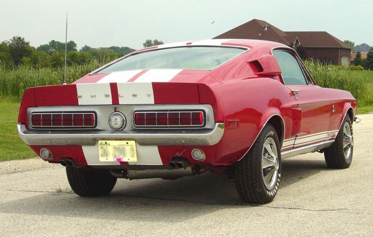 Candy Apple Red 68 Shelby GT 500