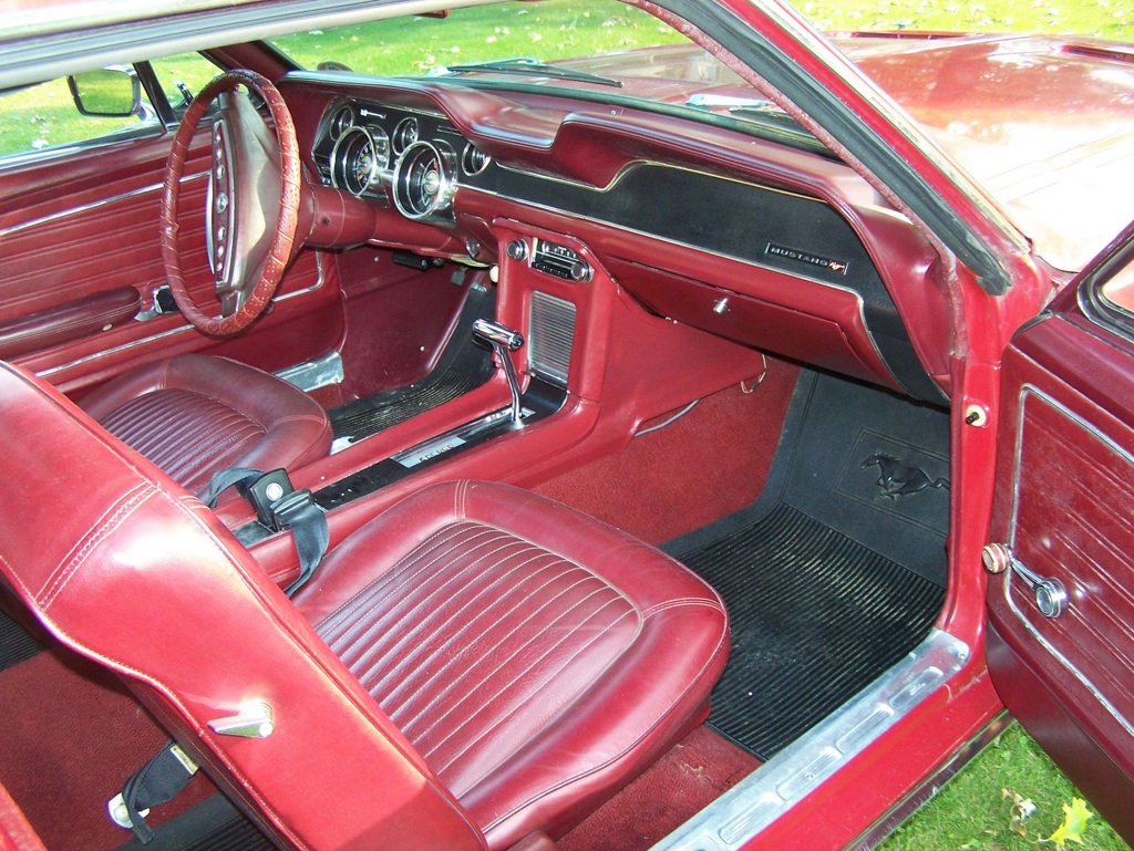 Red Interior 1968 Mustang GT High Country Special