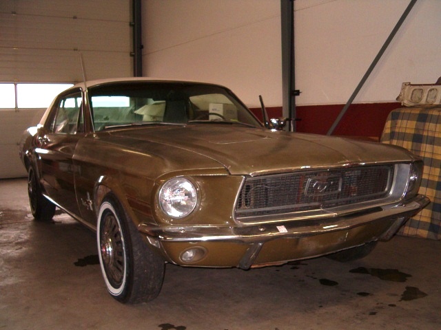 Olive Green 1968 Rainbow of Colors Promotional Mustang