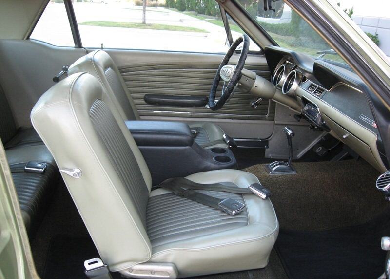 Interior view 1968 Mustang GT/CS