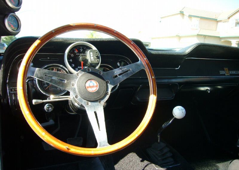 Interior 1968 Eleanor Shelby Mustang Fastback